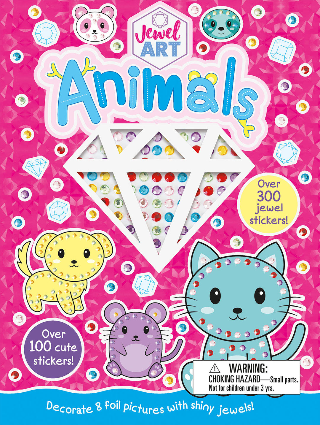 Cover image for Jewel Art Animals ISBN 9781835552049
